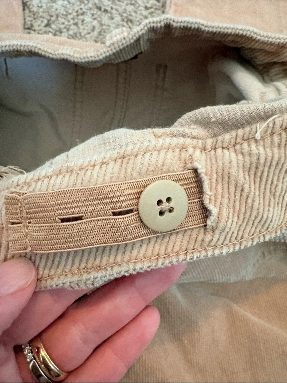 art class Kids Corduroy Utility Pants in Khaki